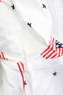 画像7: Candy Stripper / 国旗柄シャツ  白X赤Xネイビー T-25-03-08-003-PU-BL-SA-ZI