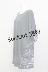pays des fees  / 工場夜景ワンピース  黒Ｘネイビー T-25-03-08-028-PU-OP-SA-ZI