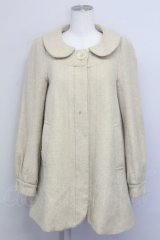 Franche Lippee / 丸襟コート M ベージュ T-25-03-08-030-LO-CO-SA-ZT-C046