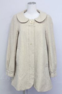 Franche Lippee / 丸襟コート M ベージュ T-25-03-08-030-LO-CO-SA-ZT-C046