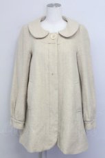 画像1: 【SALE】Franche Lippee / 丸襟コート M ベージュ T-25-03-08-030-LO-CO-SA-ZTC046 (1)