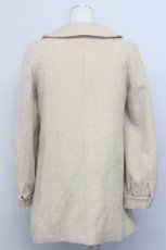 画像2: 【SALE】Franche Lippee / 丸襟コート M ベージュ T-25-03-08-030-LO-CO-SA-ZTC046 (2)
