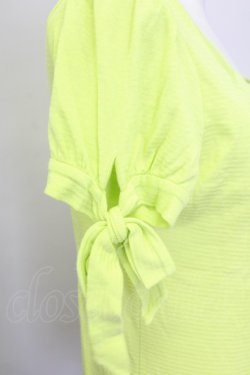画像5: Emily Temple cute / 半袖リボンカットソー  黄緑 T-25-03-08-007-ET-TO-SA-ZT470