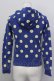 画像2: Emily Temple cute / ドットパーカー  ブルー T-25-03-08-010-ET-TO-SA-ZI (2)