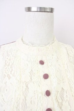 画像3: an another angelus / クレリックレースヨーク切替ロングワンピース  ピンク T-25-03-14-018-CA-OP-SA-ZI