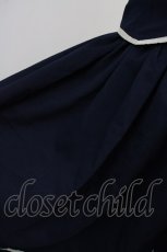 画像9: Amavel / カトラリー刺繍サス付きスカート  紺Ｘ白 T-25-03-14-028-CA-SK-SA-ZT663 (9)