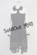 axes femme / 柄ブラウスドッキングワンピース  黒Ｘピンク T-25-03-14-030-AX-OP-SA-ZI
