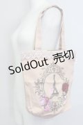 axes femme / BAGガーリーフレンチトートバッグ  ピンク T-25-03-15-038-AX-BG-SA-ZT