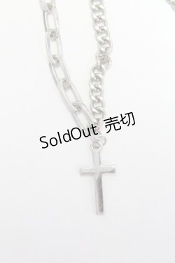 画像3: LOLITAその他(お買取対象外) / ドッキングチェーンクロスネックレス  黒 T-25-03-15-040-LO-AC-SA-ZT422