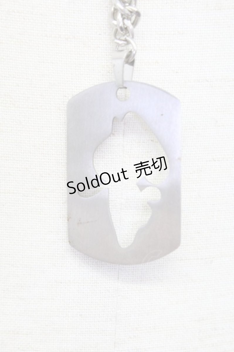 画像3: 【SALE】NieR CLOTHING / シルエットNieRちゃんモチーフネックレス  シルバー T-25-03-15-041-PU-AC-SA-ZT422-F008 (3)
