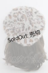 LOLITAその他(お買取対象外) / レオパードベレー  グレーＸブラウン T-25-03-15-043-LO-AC-SA-ZT-K007