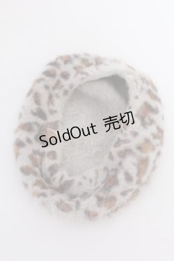 画像4: LOLITAその他(お買取対象外) / レオパードベレー  グレーＸブラウン T-25-03-15-043-LO-AC-SA-ZT-K007