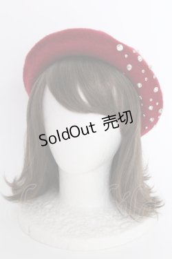 画像1: LOLITAその他(お買取対象外) / スタッズベレー  ボルドーＸシルバー T-25-03-15-045-LO-AC-SA-ZT-K007