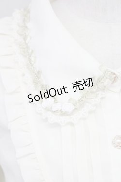 画像3: axes femme / 薔薇モチーフ付きブラウス  アイボリー T-25-03-15-002-AX-BL-SA-ZT