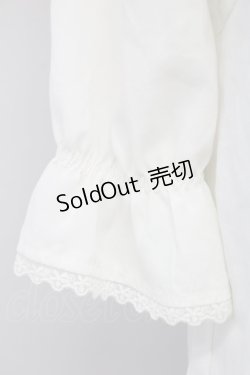 画像4: axes femme / 薔薇モチーフ付きブラウス  アイボリー T-25-03-15-002-AX-BL-SA-ZT