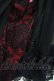 画像7: MR corset / サイド編み上げチュールジャンパースカート  黒Ｘボルドー T-25-03-17-013-PU-OP-SA-ZI