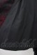 画像10: MR corset / サイド編み上げチュールジャンパースカート  黒Ｘボルドー T-25-03-17-013-PU-OP-SA-ZI