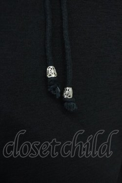 画像8: Ozz oneste / サイドチャイナノースリーブトップス  黒X紫 T-25-03-17-002-OO-TO-SA-ZI