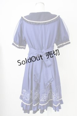 画像2: Amavel / Fortune Horoscopeチュールスリーブワンピース  ネイビー T-25-03-17-019-CA-BL-SA-ZT