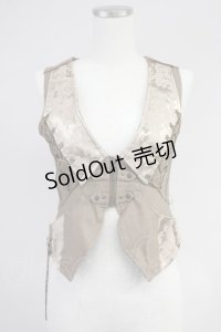 Rozen Kavalier / 鍵モチーフサイド編み上げベスト  ブラウン T-25-03-17-003-OO-TO-SA-ZI