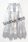 Ozz oneste / Valkyrie 神殿モチーフスカート  グレー T-25-03-17-023-OO-SK-SA-ZI
