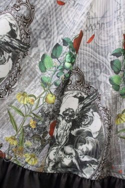 画像7: Ozz oneste / Valkyrie 神殿モチーフスカート  グレー T-25-03-17-023-OO-SK-SA-ZI