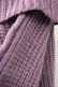 画像9: axes femme / Ｗ編み上げオフタートルニット  パープル T-25-03-17-010-AX-TO-SA-ZT