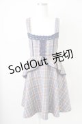 axes femme POETIQUE / チェックジャンドレ  グレーＸオレンジチェック T-25-03-17-012-AX-OP-SA-ZI