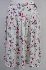 画像1: 【SALE】an another angelus / ローズ総柄スカート  アイボリーＸピンク T-25-03-19-029-CA-SK-HD-ZT375 (1)