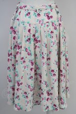 画像2: 【SALE】an another angelus / ローズ総柄スカート  アイボリーＸピンク T-25-03-19-029-CA-SK-HD-ZT375 (2)