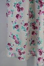 画像4: 【SALE】an another angelus / ローズ総柄スカート  アイボリーＸピンク T-25-03-19-029-CA-SK-HD-ZT375 (4)