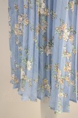 画像4: 【SALE】an another angelus / フラワープリーツスカート  サックス T-25-03-19-031-CA-SK-HD-ZT375 (4)