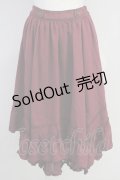 axes femme / イレヘムスカート  ボルドー T-25-03-19-035-AX-SK-HD-ZT
