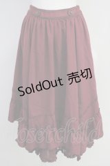 axes femme / イレヘムスカート  ボルドー T-25-03-19-035-AX-SK-HD-ZT
