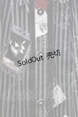 画像3: 【SALE】axes femme / ボン・ヴォヤージュ柄スカート  黒 T-25-03-20-022-AX-SK-SA-ZT058