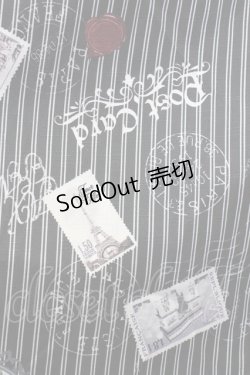 画像4: 【SALE】axes femme / ボン・ヴォヤージュ柄スカート  黒 T-25-03-20-022-AX-SK-SA-ZT058