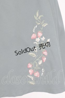画像3: axes femme POETIQUE / いちご刺繍ショートパンツ M グリーン T-25-03-20-024-AX-PA-SA-ZT