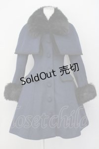 ATELIER PIERROT / COATクロッカスケープコート  ネイビー T-25-03-20-025-EL-CO-SA-ZT