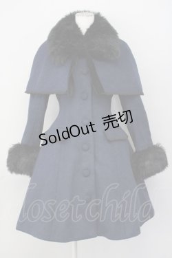 画像1: ATELIER PIERROT / COATクロッカスケープコート  ネイビー T-25-03-20-025-EL-CO-SA-ZT