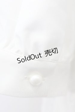 画像3: 【SALE】Ank Rouge / パール付きハイネックブラウス M ホワイト T-25-03-20-001-CA-BL-SA-ZT001