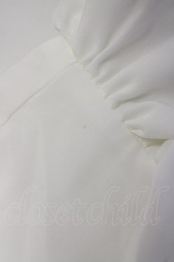 画像4: Ank Rouge / パール付きハイネックブラウス M ホワイト T-25-03-20-001-CA-BL-SA-ZT001