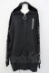 画像1: KRY CLOTHING / 「ABYSS」スウェットOリングZIPパーカ XXXL ブラック T-25-03-20-009-EL-TO-SA-ZT001 (1)