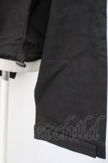 画像4: 【SALE】KRY CLOTHING / 「KUBI」ハイネックツイルジャケット  ブラック T-25-03-20-011-EL-JA-SA-ZT001 (4)