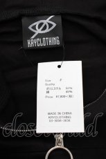 画像6: 【SALE】KRY CLOTHING / 「KUBI」ハイネックツイルジャケット  ブラック T-25-03-20-011-EL-JA-SA-ZT001 (6)