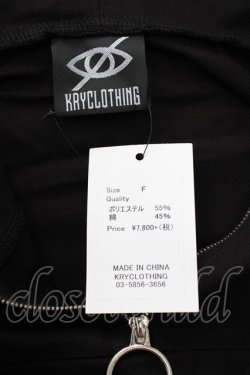 画像6: KRY CLOTHING / 「KUBI」ハイネックツイルジャケット  ブラック T-25-03-20-011-EL-JA-SA-ZT001