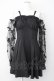 画像1: DARK IN LOVE / Gothic Sexy Off-Shoulder Lacey Sleeves Dress L ブラック T-25-03-20-013-PU-OP-SA-ZT001 (1)