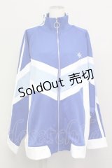 REFLEM / マルチ切替トラックジャージジャケット  青Ｘ白 T-25-03-21-011-PU-JA-SA-ZT