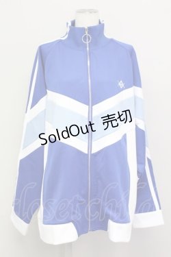 画像1: REFLEM / マルチ切替トラックジャージジャケット  青Ｘ白 T-25-03-21-011-PU-JA-SA-ZT