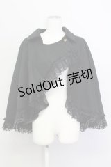 MR corset / レース切替ケープ  黒 T-25-03-21-012-PU-JA-SA-ZI