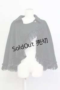 MR corset / レース切替ケープ  黒 T-25-03-21-012-PU-JA-SA-ZI